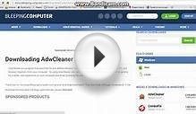 Очистка компьютера от вирусов Adw cleaner